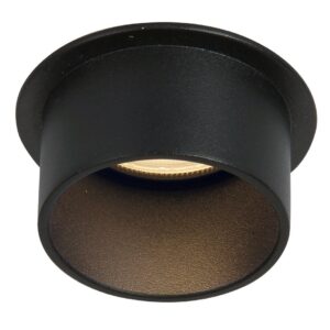 Spot encastré apparent noir gu10