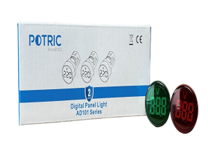 VOYANT LED NUMERIQUE POTRIC ROUGE-VERT