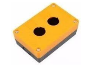 BOITE A BOUTONS VIDE (2 TROUS)