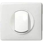 Céliane Bouton poussoir complet blanc