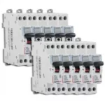 DNX3 Lot de 10 disjoncteurs 20A Ph+N courbe C 4.5kA 230V