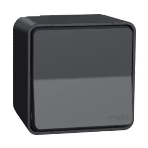 Mureva Styl bouton poussoir complet saillie IP55 IK08 gris