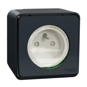 Mureva Styl prise de courant 2P+T saillie complet IP55 gris