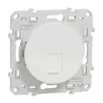 Odace Prise RJ45 catégorie 6a STP blanc
