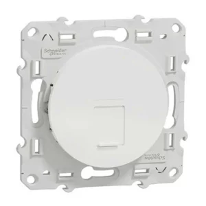 Odace Prise RJ45 catégorie 6a STP blanc