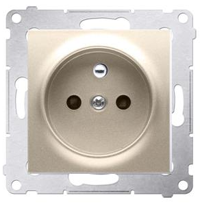 Prise de courant 2P+T connexion à vis avec griffes cava Simon 54