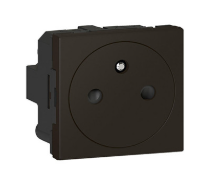 Prise 2P+T Surface LEGRAND Mosaic noir 079121L