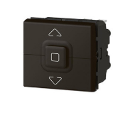 Interrupteur volet roulant LEGRAND Mosaic noir 079126L