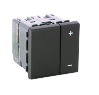 Interrupteur variateur LEGRAND Mosaic noir 079107L