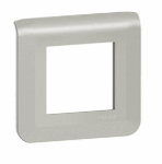 Plaque de finition 2 modules LEGRAND Mosaic alu 079302L