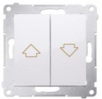 Double poussoir volet roulant 16AX