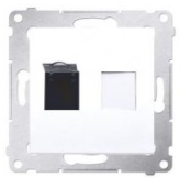 Prise RJ45 cat.6 couvercle anti-poussière