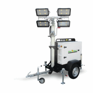 Tour d'Éclairage Autonome sur Remorque - 7,5m avec Groupe Électrogène 8KVA