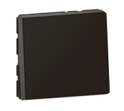 Interrupteur va & vient LEGRAND Mosaic 2M noir 079111L