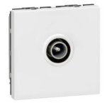 Prise TV mâle LEGRAND Mosaic 2M Blanc 078782