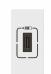 Prise chargeur 1xUSB Type-C LEGRAND Mosaic 1M Blanc 077591