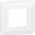 Plaque 2M LEGRAND Mosaic blanc antimicrobien 078722L