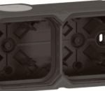 Support apparent 2 postes Legrand Plexo anthracite 069602L