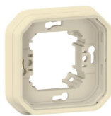 Support encastré 1 poste Legrand Plexo sable 069890L