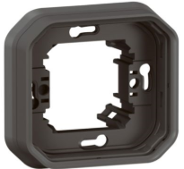Support encastré 1 poste Legrand Plexo anthracite 069606L