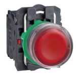 Bouton Poussoir Rouge Lumineux LED (XB5AW3461)