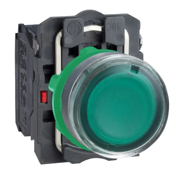 Bouton tournant vert LED XB5-AW3361